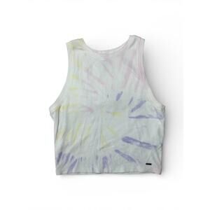 Hollister Ribbed Tie Dye Tank Top Must Have Collection Size Large